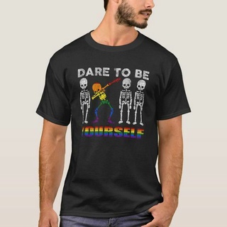 ขายดี เสื้อยืด ลายโครงกระดูกสี่โครงกระดูก LGBT แนวคลาสสิก ของขวัญวันฮาโลวีน สําหรับเพื่อน MPobjd91EDjpno85Size S-5XL