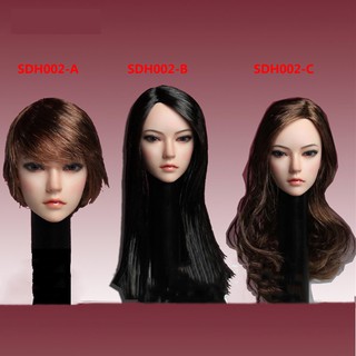 ตุ๊กตาฟิกเกอร์ผู้หญิง Super Duck Sdh002 1 / 6 Scale Asia Beauty 12   Phicen Pale