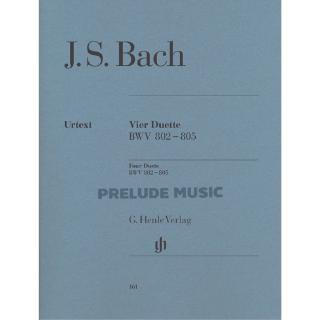 (โค้ดINCSM2Lลด70฿) J.S.Bach Four Duets BWV 802-805 HN161