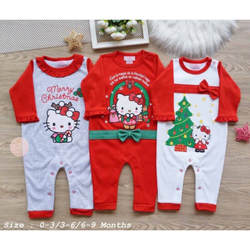ชุดคริสต์มาสเด็ก​น่ารักๆพร้อมส่งแรกเกิด-12เดือน