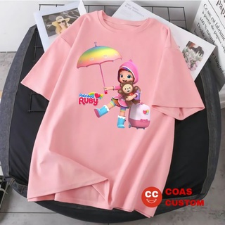 เสื้อยืด ลาย Rainbow RUBY สําหรับเด็ก