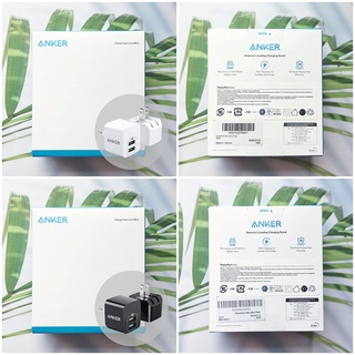 แองเคอร์ หัวชาร์จเร็ว PowerPort Mini 2 Pack (Anker®) แพ็ค 2 อัน หัวชาร์จ อะแดปเตอร์ ขนาดเล็ก ปลั๊กพับได้