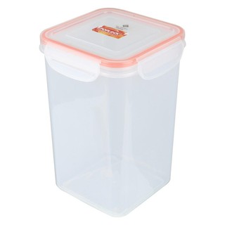 🔥*พร้อมส่ง*🔥 กล่องอาหารเหลี่ยมสูง POPLOCK 9142L 2.6 ลิตร สีส้ม ภาชนะใส่อาหาร FOOD CONTAINER POP LOCK 9142L 2.6L ORANGE