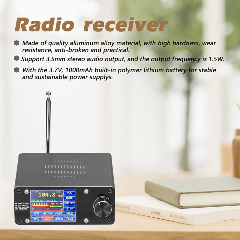 Ats-100 SI4732/SI4735 ตัวรับสัญญาณวิทยุ FM LW (MW & SW) SSB (LSB & USB) รองรับการค้นหาแบบเต็มคลื่น #5