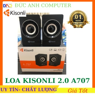 Kisonli A-707 2.0 Speaker - ลําโพงคอมพิวเตอร์ 2.0 - ใหม่ - 12 เดือน