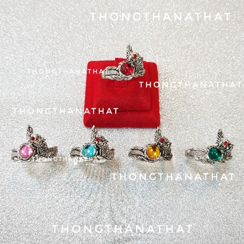 แหวนพญานาครมดำ **ปรับไซต์ได้** เรียกทรัพย์ ดูดทรัพย์ พญานาค แหวนปรับไซส์ได้