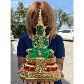 พระเเก้วมรกต หน้าตัก5นิ้ว ฐานกว้าง 7 นิ้ว สูง 11 นิ้ว