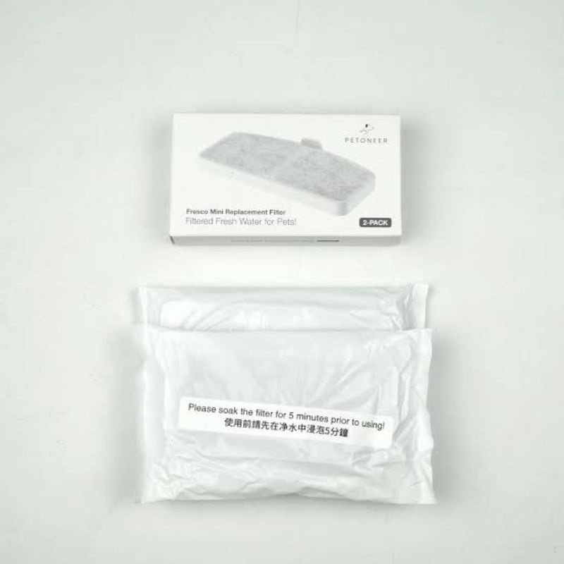 ไส้กรองรีฟิลของ PETONEER FRESCO MINI Petoneer ไส้กรองน้ำพุแมว รุ่น fresco ultra uv filter / fresco m