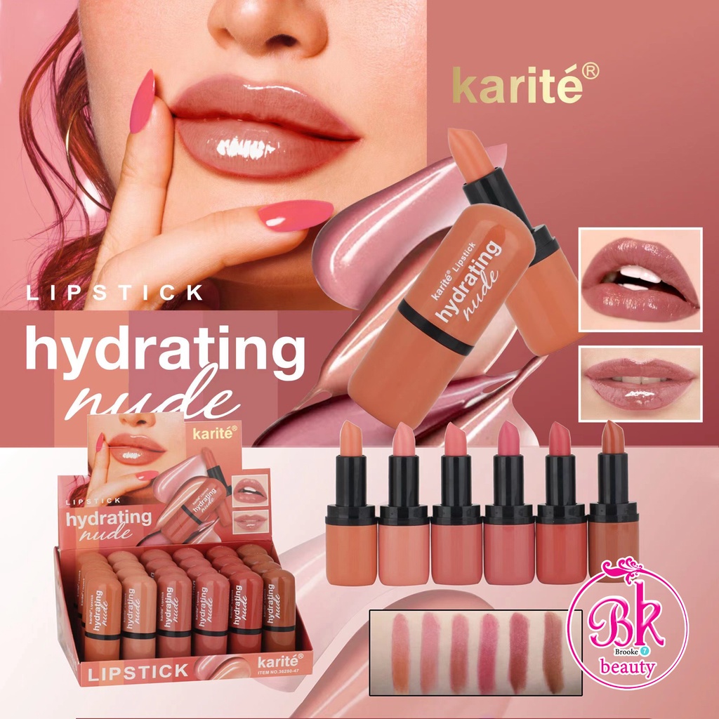 36280-47 Karite ลิปสติก เนื้อเนียนละเอียด ให้ความชุ่มชื่น สีสวย ติดทนนาน กลิ่นหอม
