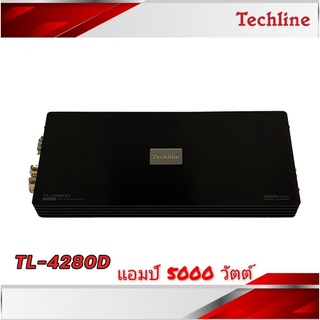 Techline รุ่น TL-4280D เพาเวอร์แอมป์ 5000 วัตต์ แอมป์ติดรถยนต์