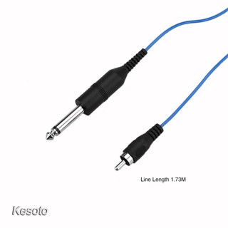 สายพาวเวอร์ซัพพลายเชื่อมต่อเครื่องสักวัสดุซิลิโคน RCA