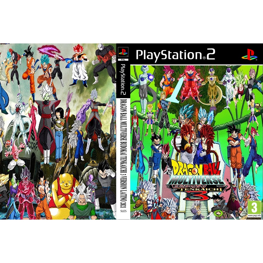 แผ่นเกมส์ PS2 DRAGON BALL MULTIVERSE BUDOKAI TENKAICHI 3 VERSION LATINO 2021 คุณภาพ ส่งไว (DVD)