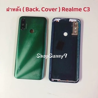 ฝาหลัง ( Back Cover ) Realme C3 ( แถมปุ่มสวิตช์นอก + เลนส์กล้อง )