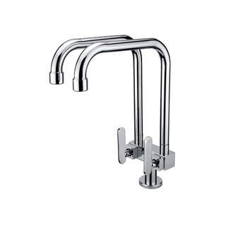 ก๊อกซิงค์เดี่ยวเคาน์เตอร์ RASLAND F5912 สีโครม SINK FAUCET RASLAND F5912 CHROMIUM