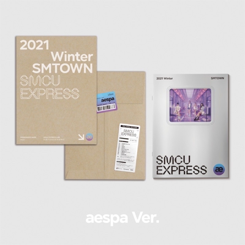 พร้อมส่ง SMTOWN - 2021 WINTER SMTOWN : SMCU EXPRESS (AESPA VER.) NCT Daytime อัลบั้มใหม่ในซีล