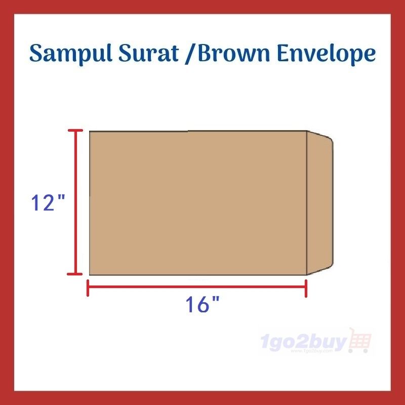 Sampulสุราษฎร์ 12" X 16" Super Manila Brown Envelope 110g 10 ชิ้น Peel & Seal ( SM1216 )
