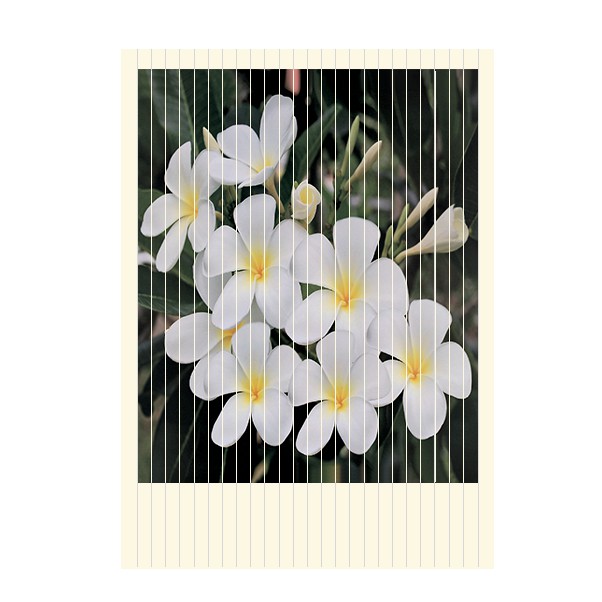 มู่ลี่ประตู PVC รหัส-101 ติดเพิ่มความสวยงาม ขนาด 80x200 cm.