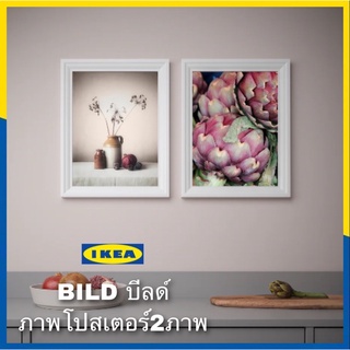 IKEA 🌟ปรับราคาลง🌟BILD บีลด์ ภาพโปสเตอร์ 1ชุด:2ใบ และ1ใบ