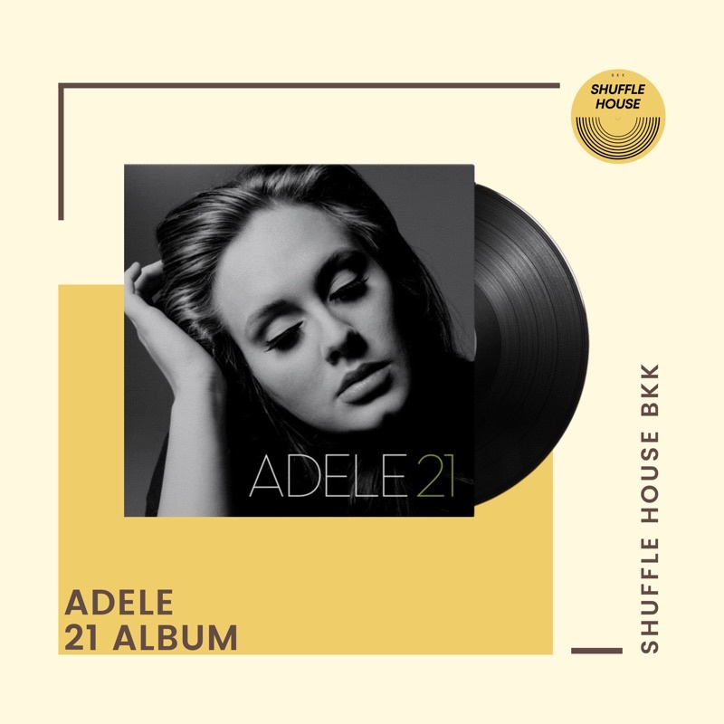 (จัดส่งฟรี) Adele 21 Vinyl แผ่นเสียง/แผ่นไวนิล/แผ่นใหม่ซีล