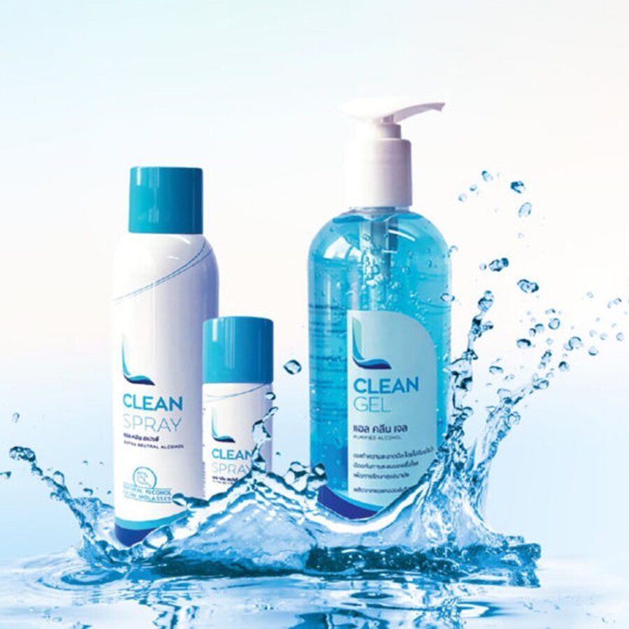 สเปรย์แอลกอฮอล์ฆ่าเชื้อโรค สเปรย์แอลกอฮอล สเปรย์แอลกอฮอล์พกพา L Clean Spray Alcohol 70% มีขนาด 50-200ml. Home_here