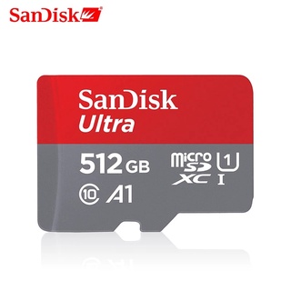 การ์ดหน่วยความจํา Micro SD 512GB SanDisk MicroSD Max 100MB/S Uitra C10 TF