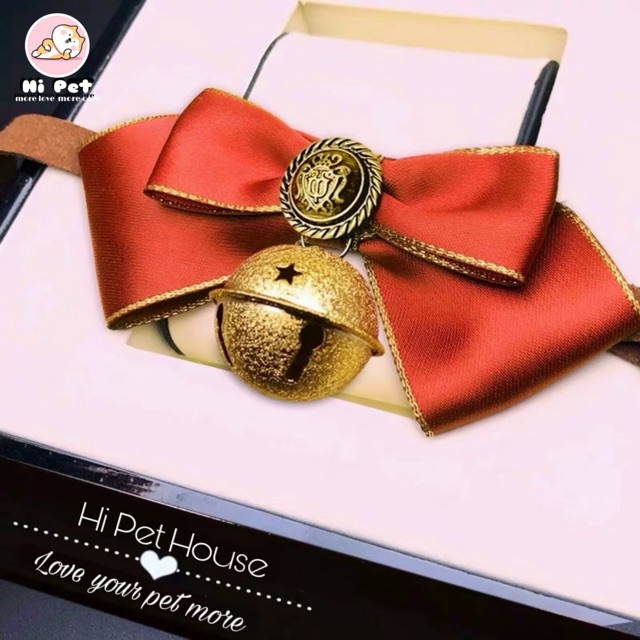 MILLY HOUSE♥ Pet Bow Tie ปลอกคอประดับโบว์สำหรับสัตว์เลี้ยง