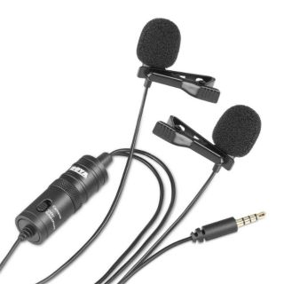 ya BY-M1DM Dual Omni-directional Lavalier Mic