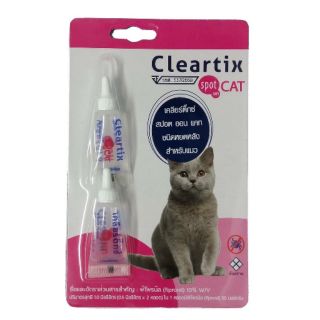 ⚡⚡Cleartix แมว 1 แผง 2 หลอด สำหรับแมว