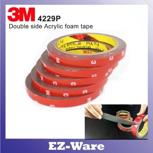 3M 4229P สองด้านเทปโฟมจักรยานจักรยานน้ําความต้านทานความร้อนในร่มกลางแจ้ง 10 มม.18 มม.24 มม.