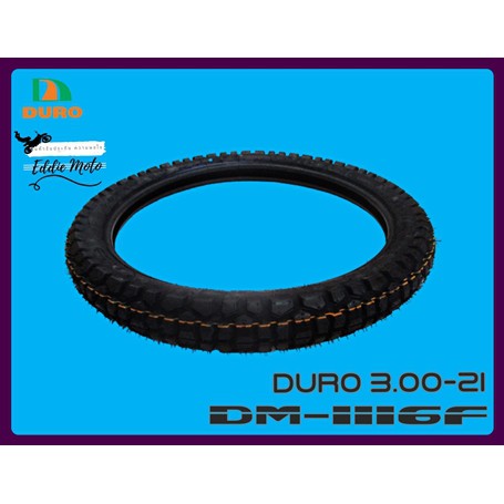 DIRTY BIKE TIRE (3.00-21) "DURO" รุ่น DM-116F // ยางนอกรถวิบาก​ 3.00-21