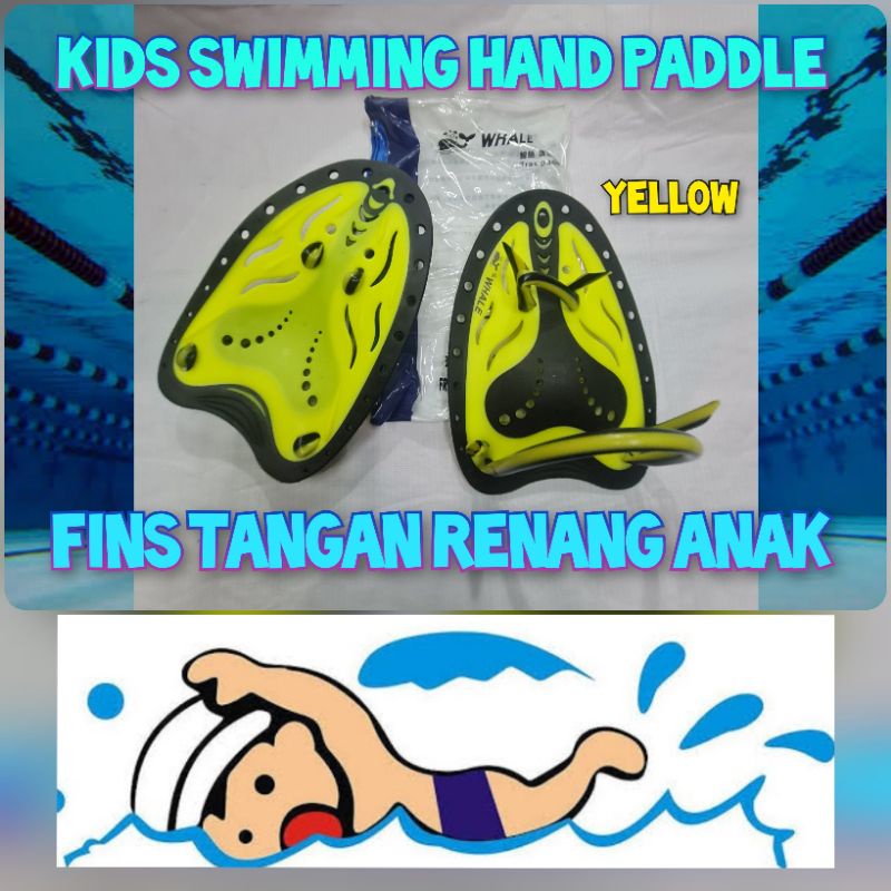 Small HAND PADDLE SWIMMING KIDS SPEEDO KIDS HAND FINS HAND SWIMMING FIN