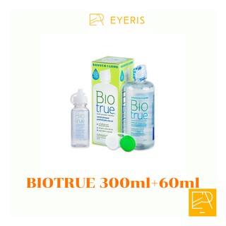 น้ำยาล้างคอนแทคเลนส์ Biotrue 300 ml + 60 ml