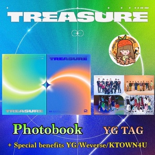 [พร้อมส่ง] TREASURE อัลบั้ม Album [Second Step : Chapter Two HELLO] Photobook/YG TAG +ของแถม YG select/Weverse/Ktown4U