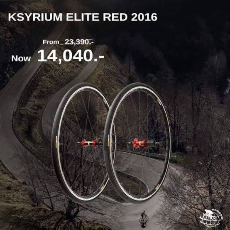 ล้อ จักรยานเสือหมอบ mavic Ksyrium 700C Red Wheelset