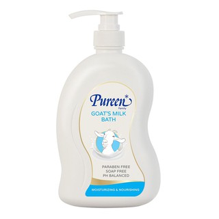 Hygiene products LIQUID SOAP PUREEN 500ML FAMILY GOATS MILK Mother and child products Home use ผลิตภัณฑ์เพื่อสุขอนามัย