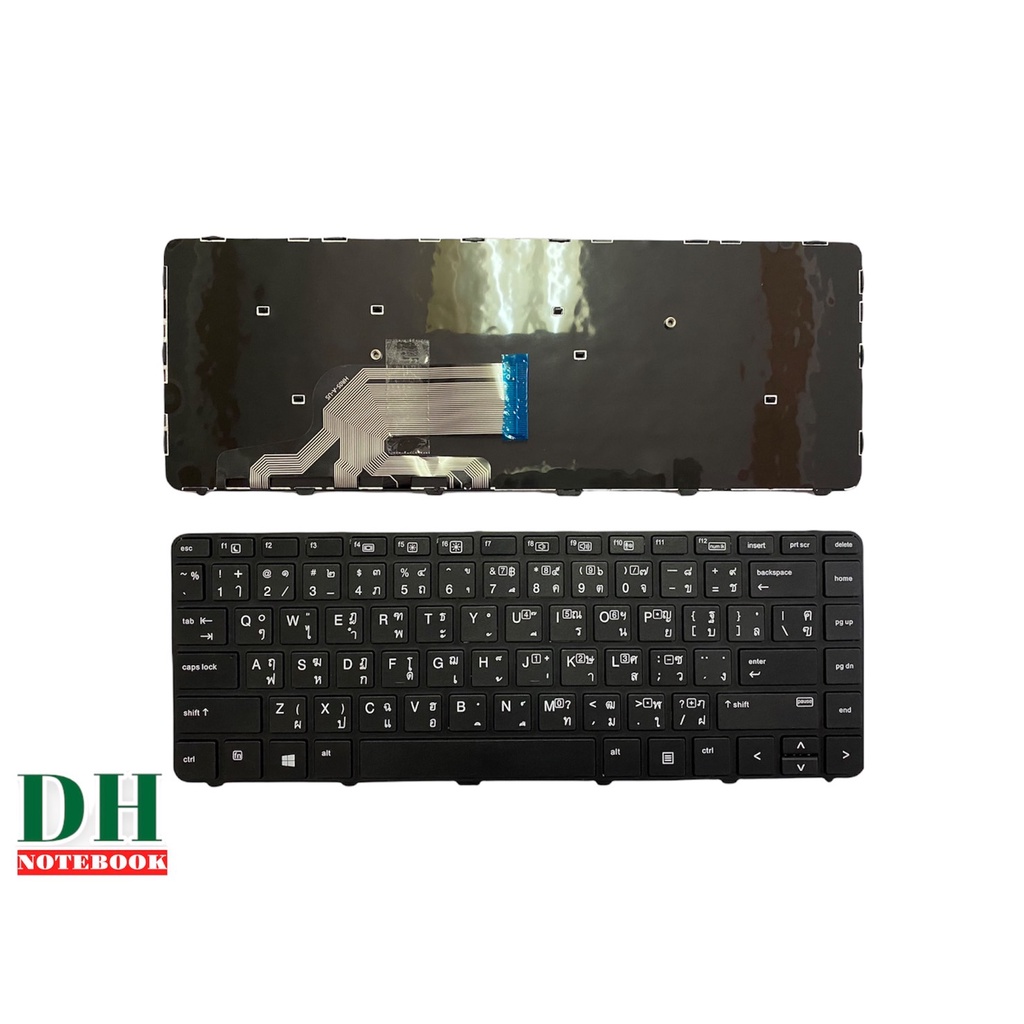 คีย์บอร์ดโน๊ตบุ๊ค keyboard HP ProBook 430 G3 430 G4 440 G3 440 G4 445 G3 640 G2 645 G2 TH-ENG