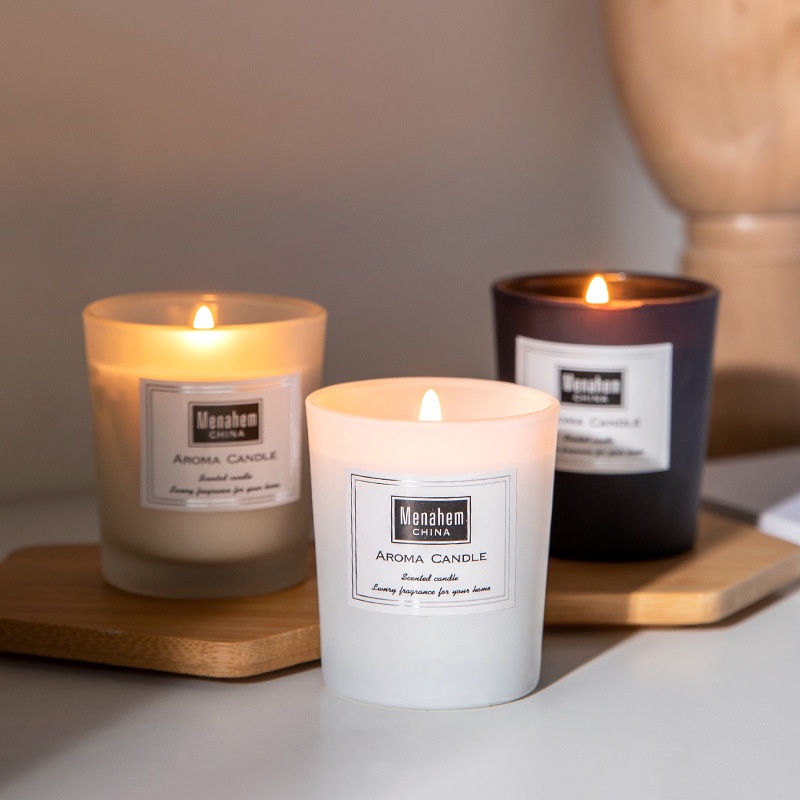 Aroma Menahem Premium Relaxing Smokeless เทียนหอมเลือกกลิ่นได้