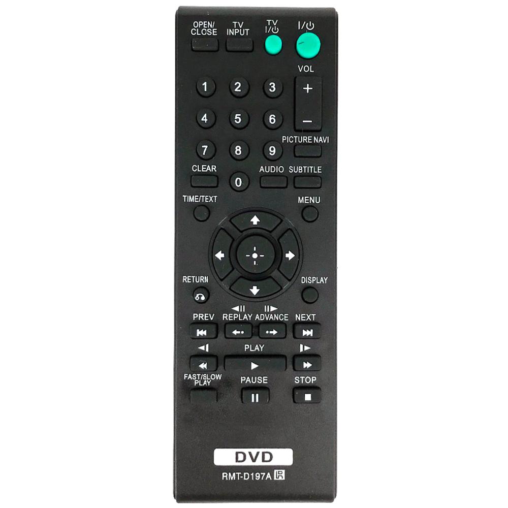 รีโมทคอนโทรล Sony สําหรับ SONY DVD CD RMT-D197A DVP-SR110 DVP-SR115 DVP -SR120 SR210P SR310P DVP-SR3