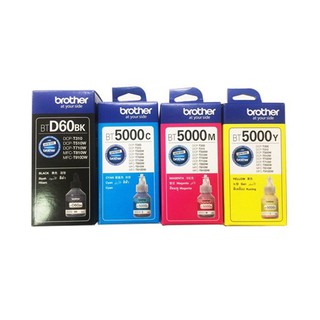 หมึกแท้ Ink Brother D60BK / BT-5000C / BT-5000M / BT-5000Y แบบมีกล่อง ของแท้ ใช้กับรุ่น T220, T310, T420W, T510W, T520W