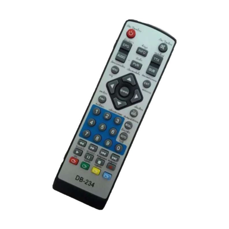 รีโมท กล่องรับสัญญาณดิจิตอลทีวี ยี่ห้อ Soken Remote Soken Digital