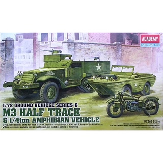 Academy 13408 M3 HALF TRACK 1/4 ton 1/72