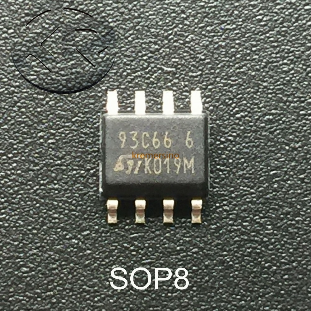 ชิปหน่วยความจํา Eeprom 93c66