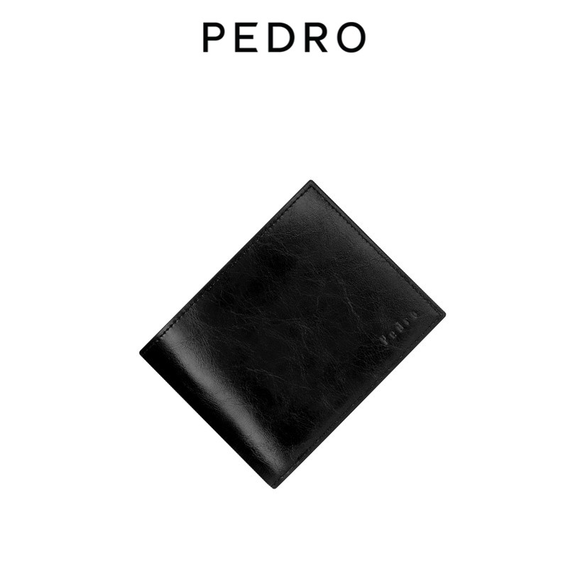 ระเบิด PEDRO กระเป๋าสตางค์ผู้ชายสีบริสุทธิ์ภาพเรียบง่ายกระเป๋าสตางค์สั้น PM4-15940172