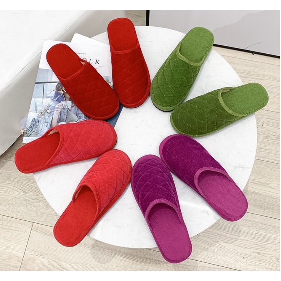 รองเท้าแตะผ้าผู้หญิง  slippers women