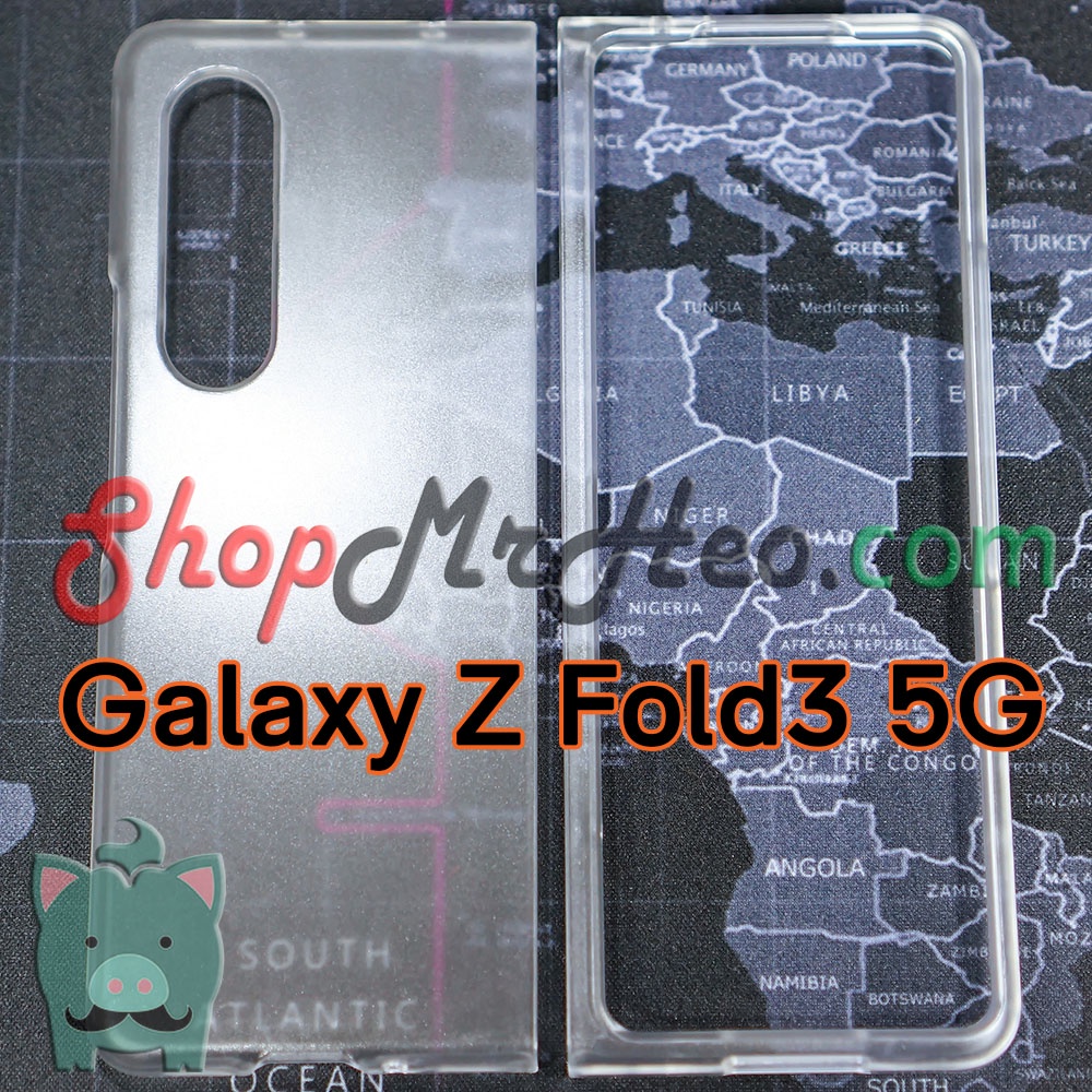 Samsung Galaxy Z Fold3 5G (Z Fold 3) เคสแข็งสีขาวทึบแสง