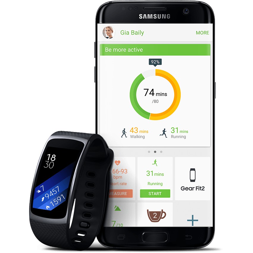 Samsung Gear Fit 2  นาฬิกาออกกำลังกาย