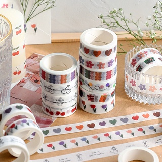 เทปสติ๊กเกอร์ลายการ์ตูน Washi 3 เมตรสําหรับตกแต่งสมุด Diy