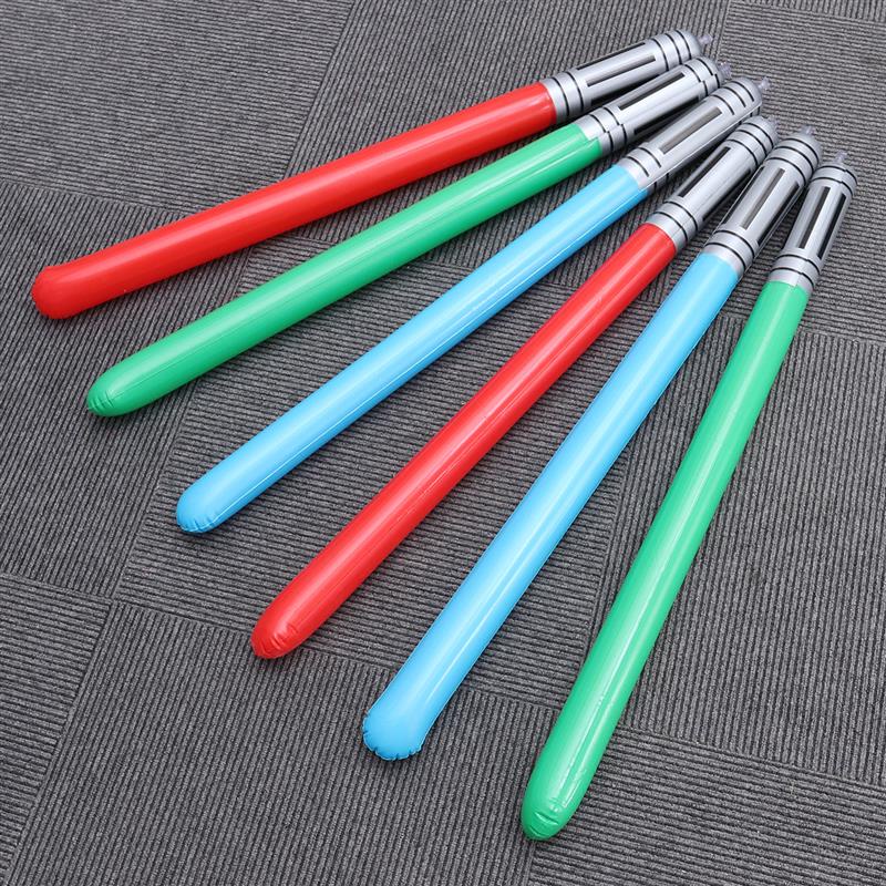 กระบี่8Pcs Inflatable Light Saber Swords Toys Sword Toys Perfect Party ...