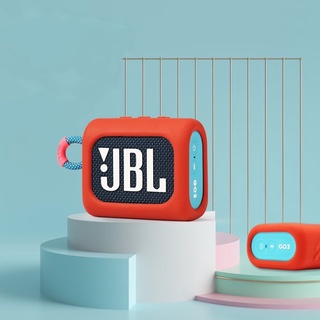 เคสซิลิโคนสําหรับลําโพง Jbl Go3 Go3  นุ่ม และทนทานในการใช้งาน