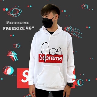 แขนยาวกันหนาว ลายSupreme🤗 ผ้าเกาหลีผ้านุ่ม งานfreesize อกได้ถึง46 สินค้าถ่ายจากงานจริง🥰